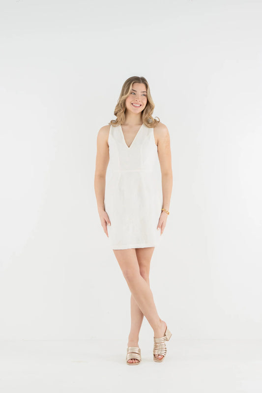 Twiggy Dress - Gardenia White