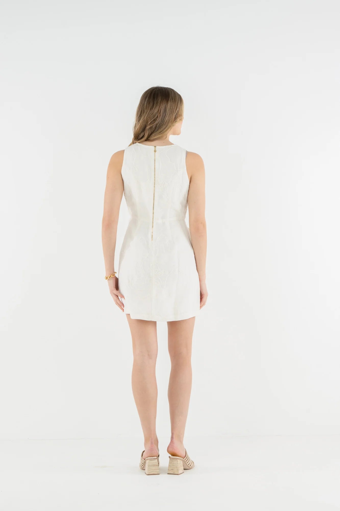 Twiggy Dress - Gardenia White