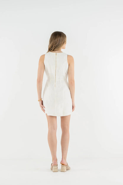 Twiggy Dress - Gardenia White