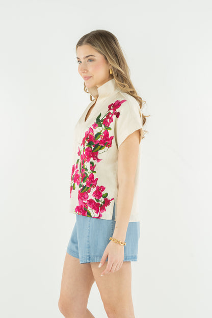 Riviera Top - Bougainvillea
