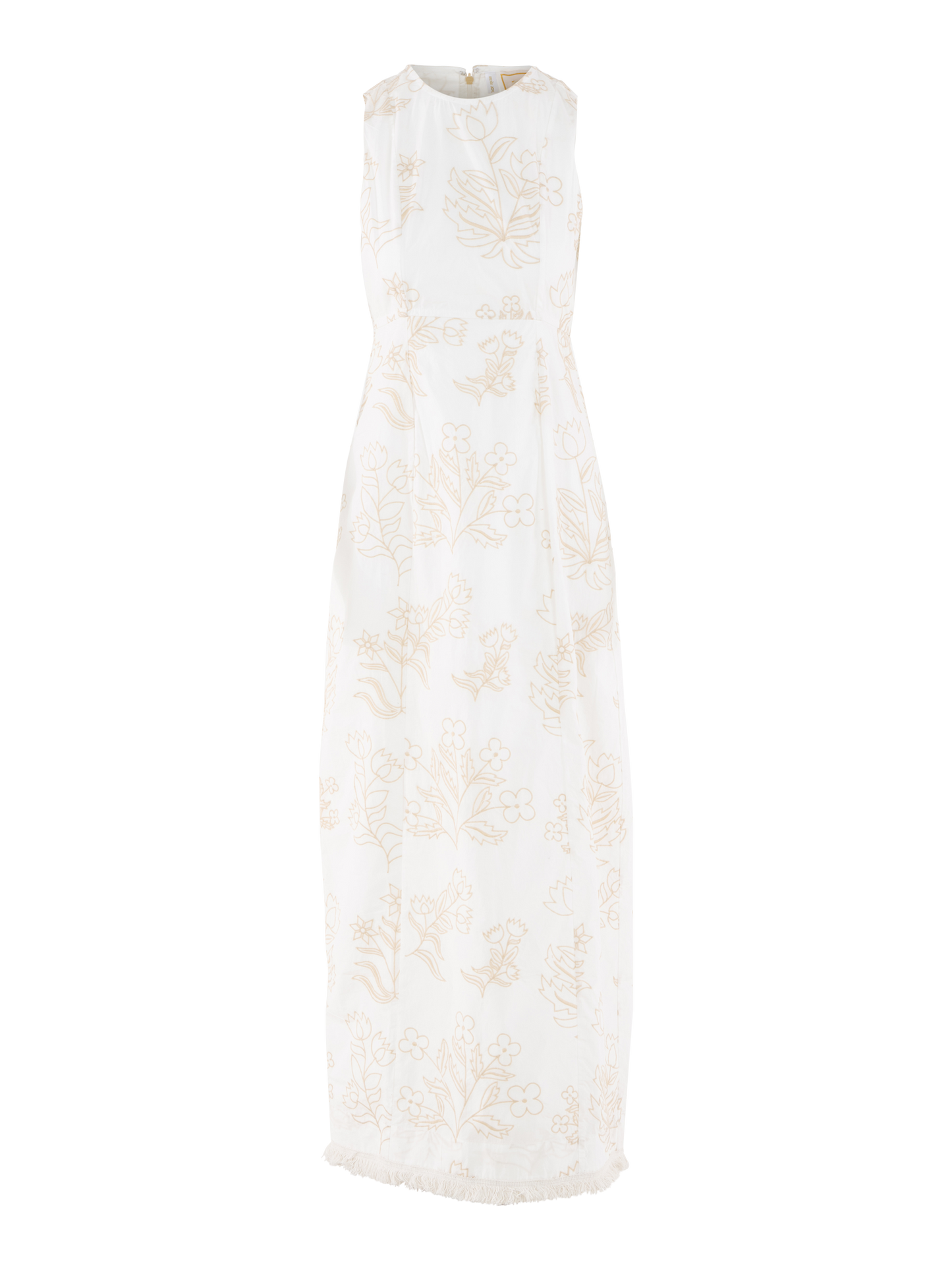 Hepburn Dress - Blanc Petals