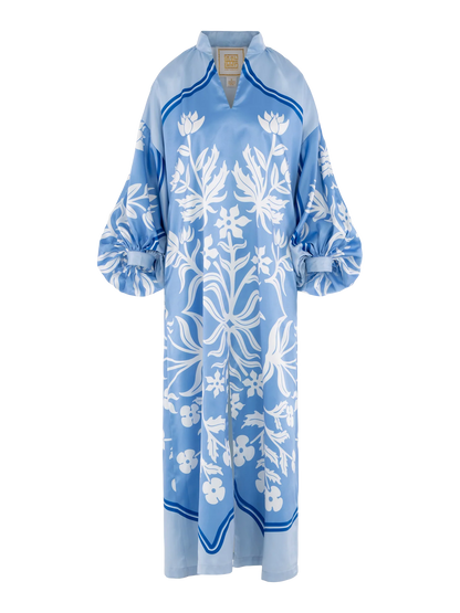 Fiona Dress - Dutch Tile