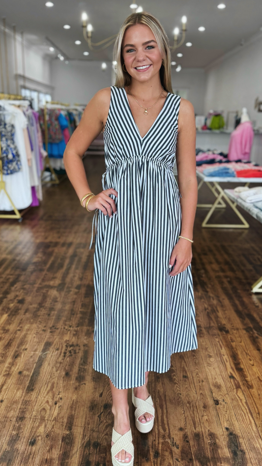 Ferbie Stripe Midi Dress