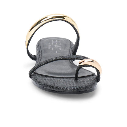 Vacay Flat Sandal - Black