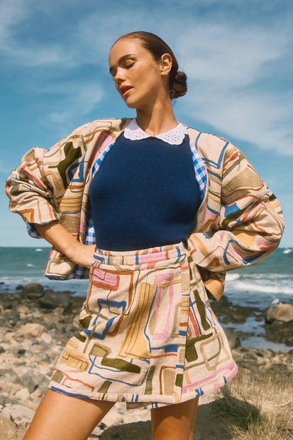 Powell Skirt - Montauk Tapestry