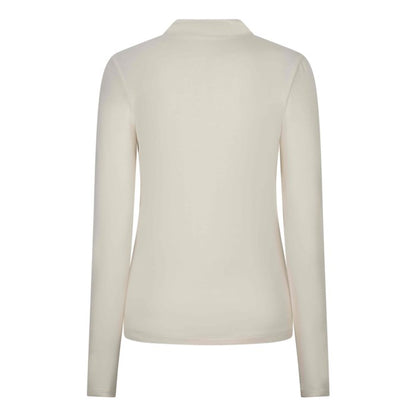Basic Turtleneck Top - Vanilla