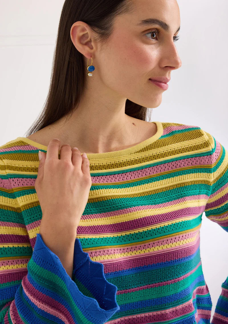 Abigail Sweater - Sunset Stripe