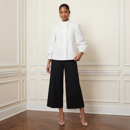 Portia Coulotte Pant - Noir