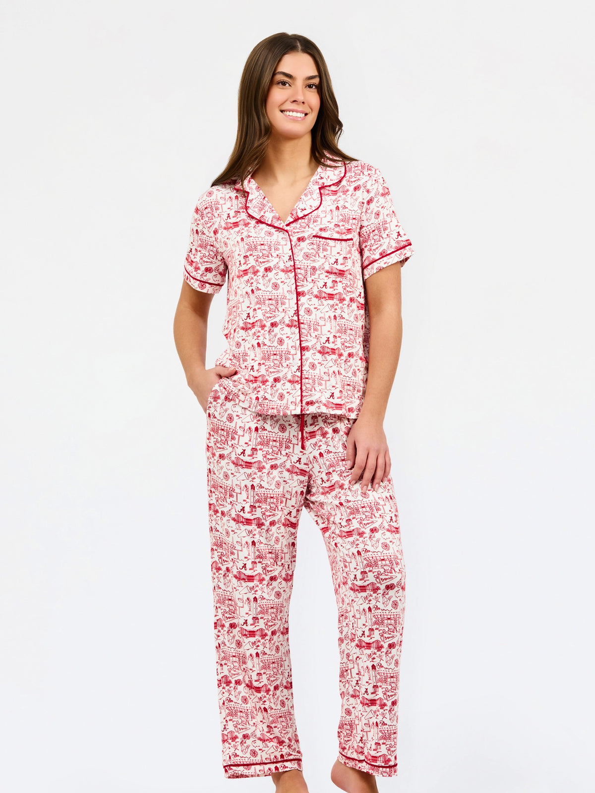 Charlotte Pajamas - Team Toile Alabama