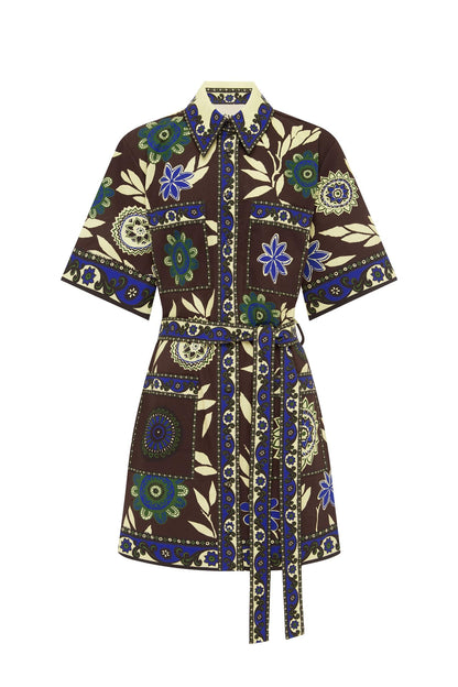 Jasper Mini Dress - Chocolate