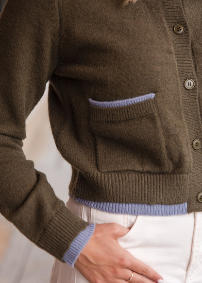 Willow Cardigan Sweater - Olive