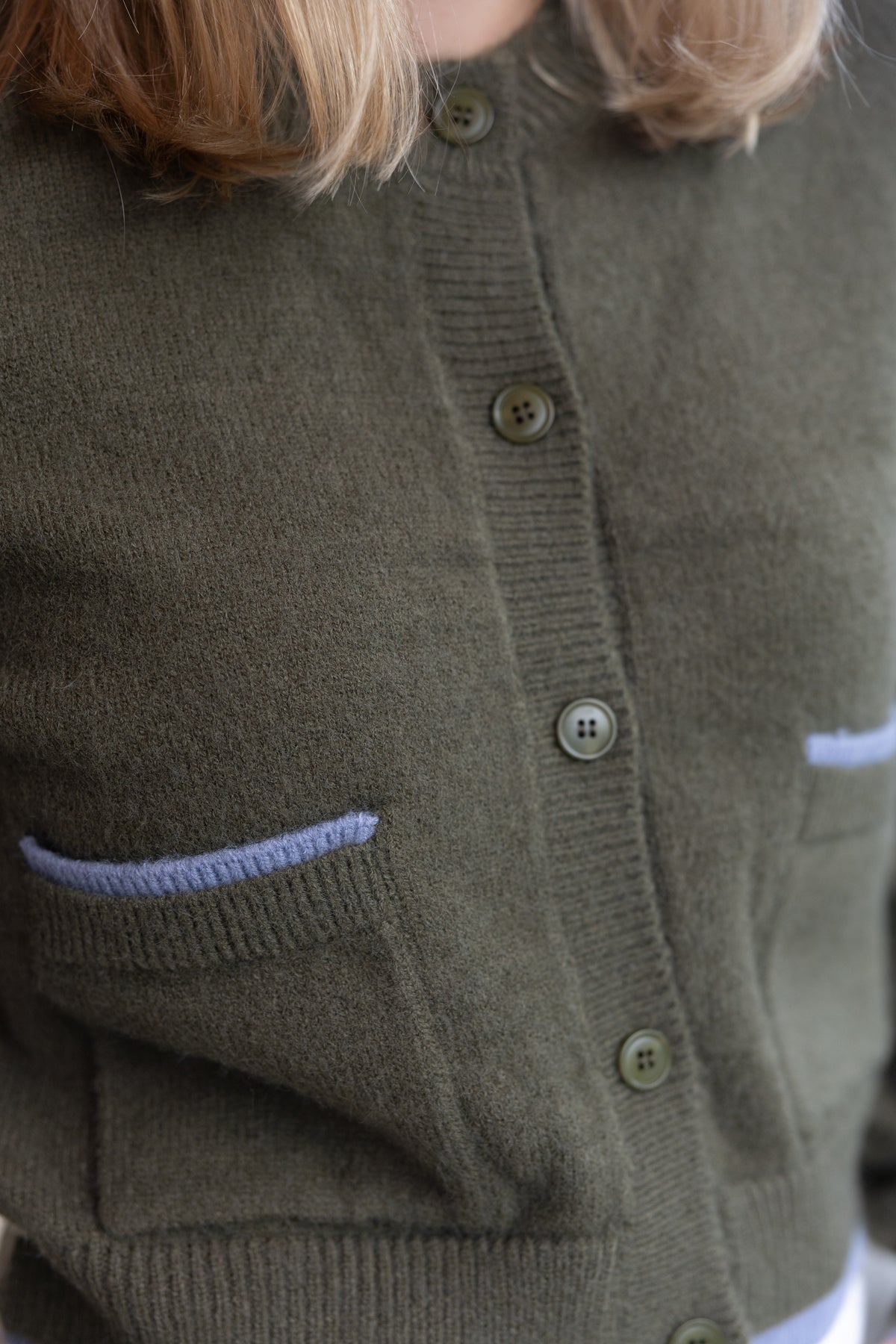 Willow Cardigan Sweater - Olive