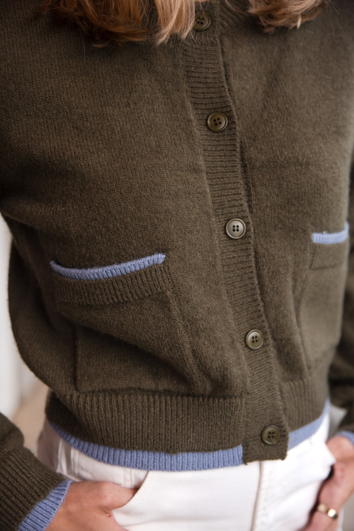 Willow Cardigan Sweater - Olive