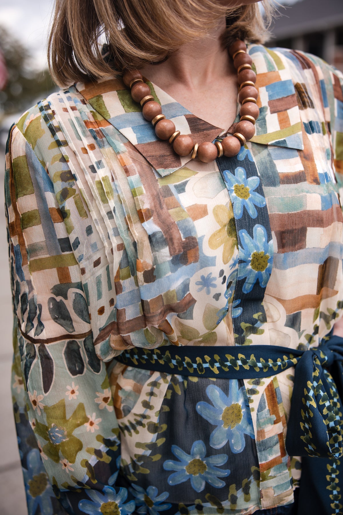 Cassie Shirt - Mosaic Meadow