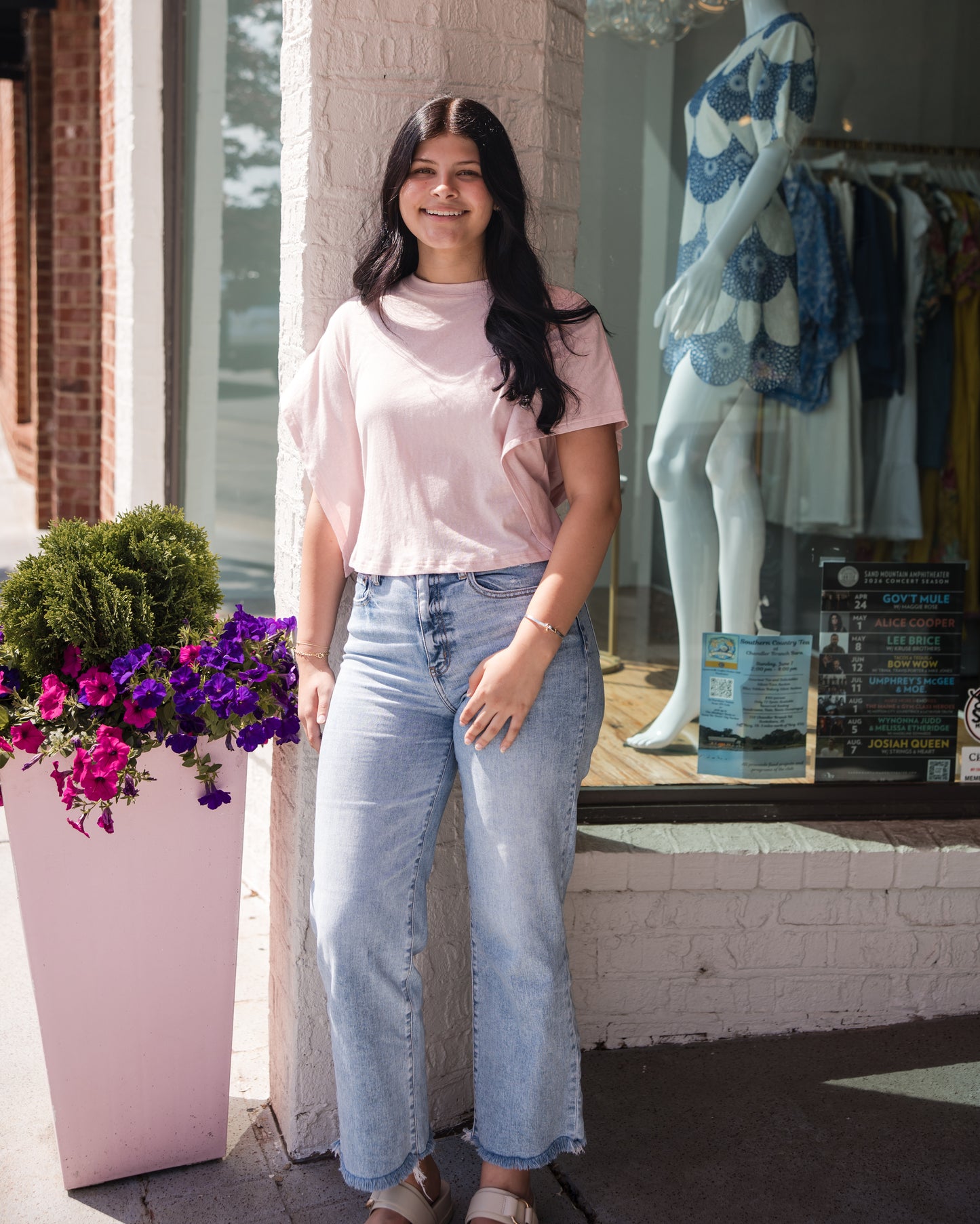 Briselia Top - Pale Pink