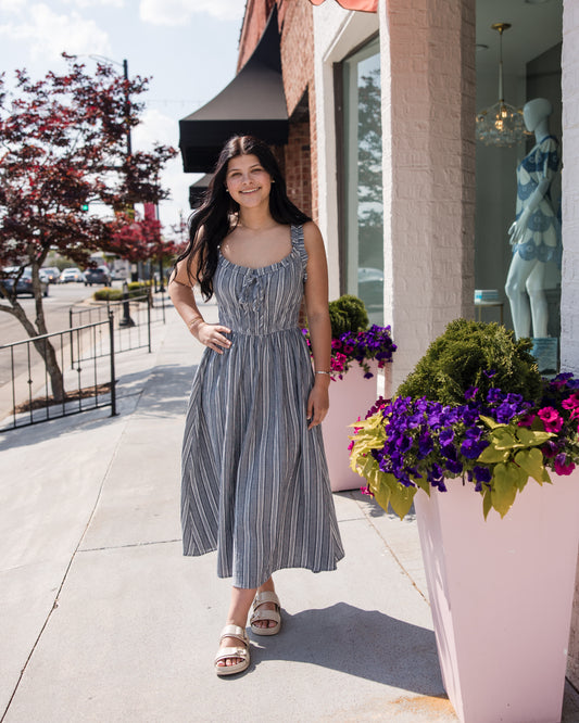 Obea Dress - Blue Denim