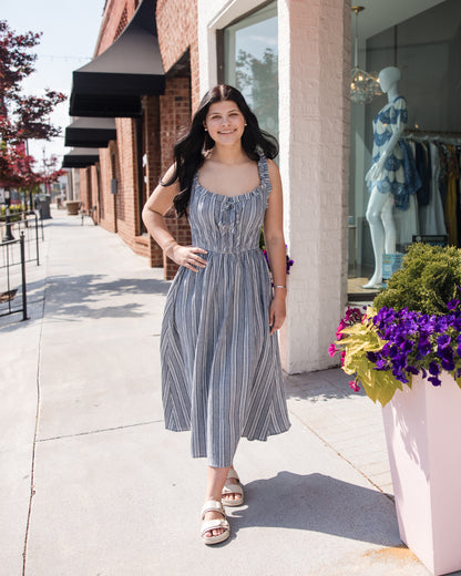 Obea Dress - Blue Denim