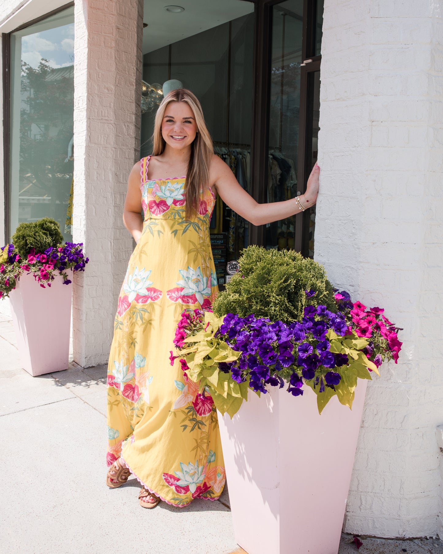 Annalisa Dress - Tropical Bamboo