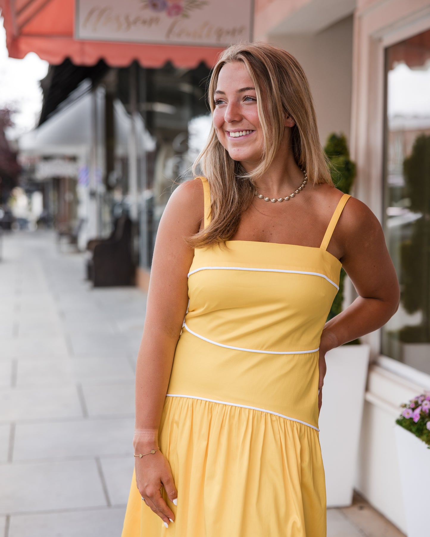 Riley Dress - Daffodil