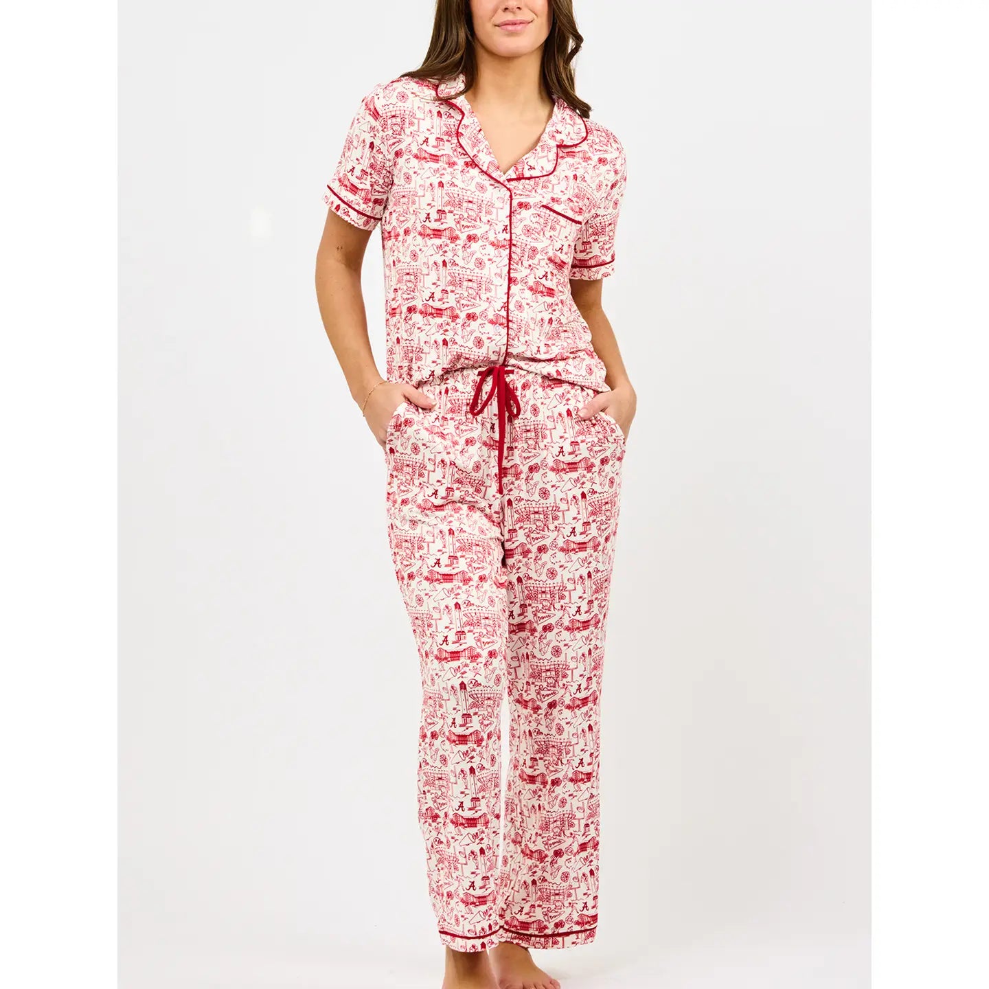 Charlotte Pajamas - Team Toile Alabama