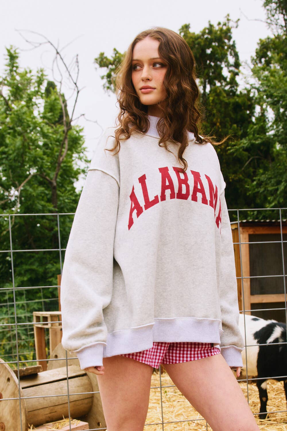 Alabama Reversible Sweatshirt - Heather Grey