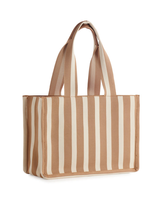 Isla Boxy Tote - Tan