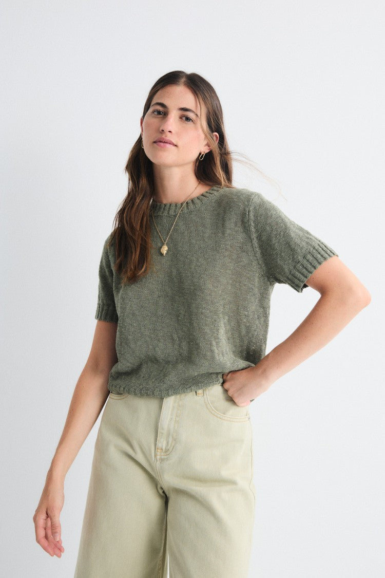 Balam T-Shirt Sweater - Green