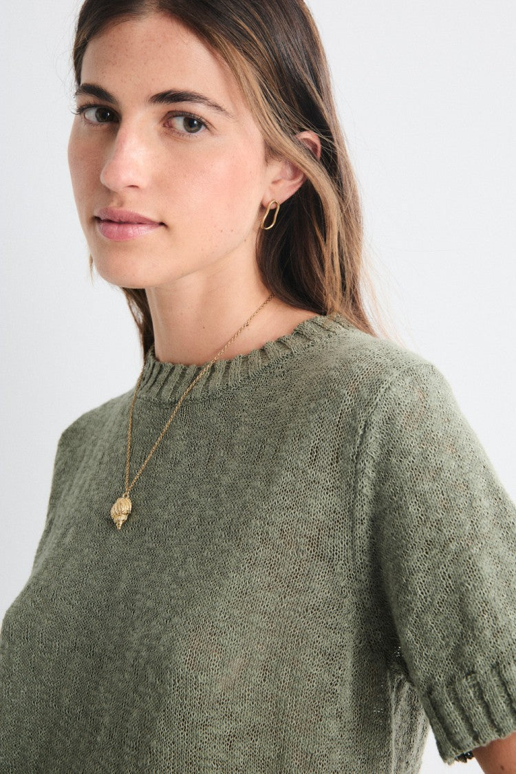 Balam T-Shirt Sweater - Green