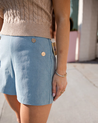 Saylor Short - Classic Denim