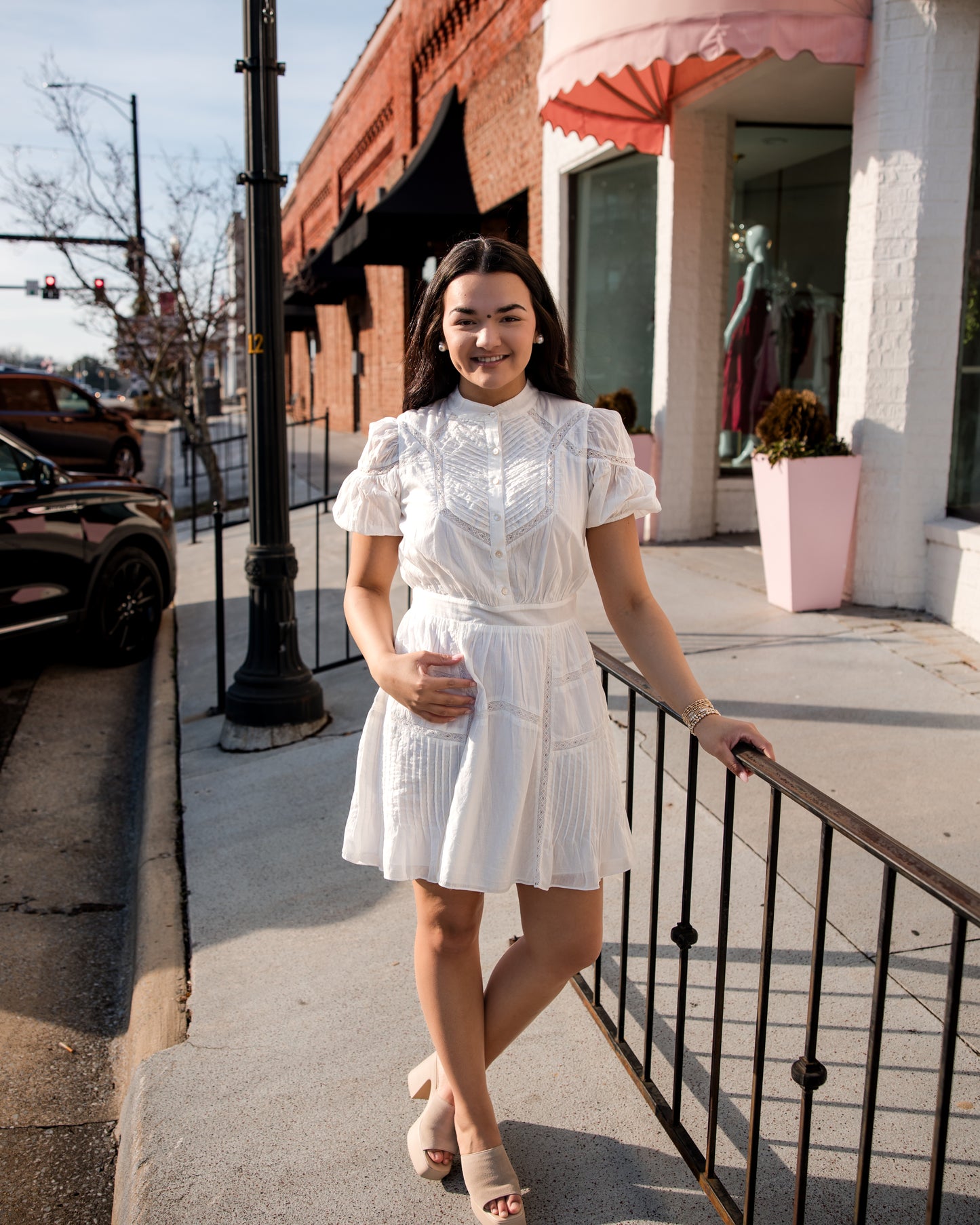 Signe Mini Dress - Ivory