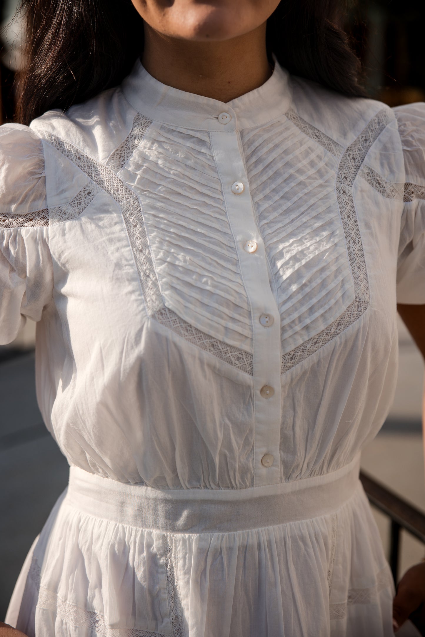 Signe Mini Dress - Ivory