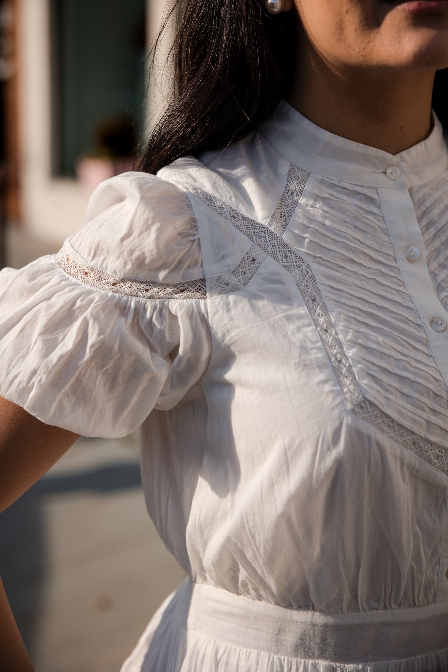 Signe Mini Dress - Ivory