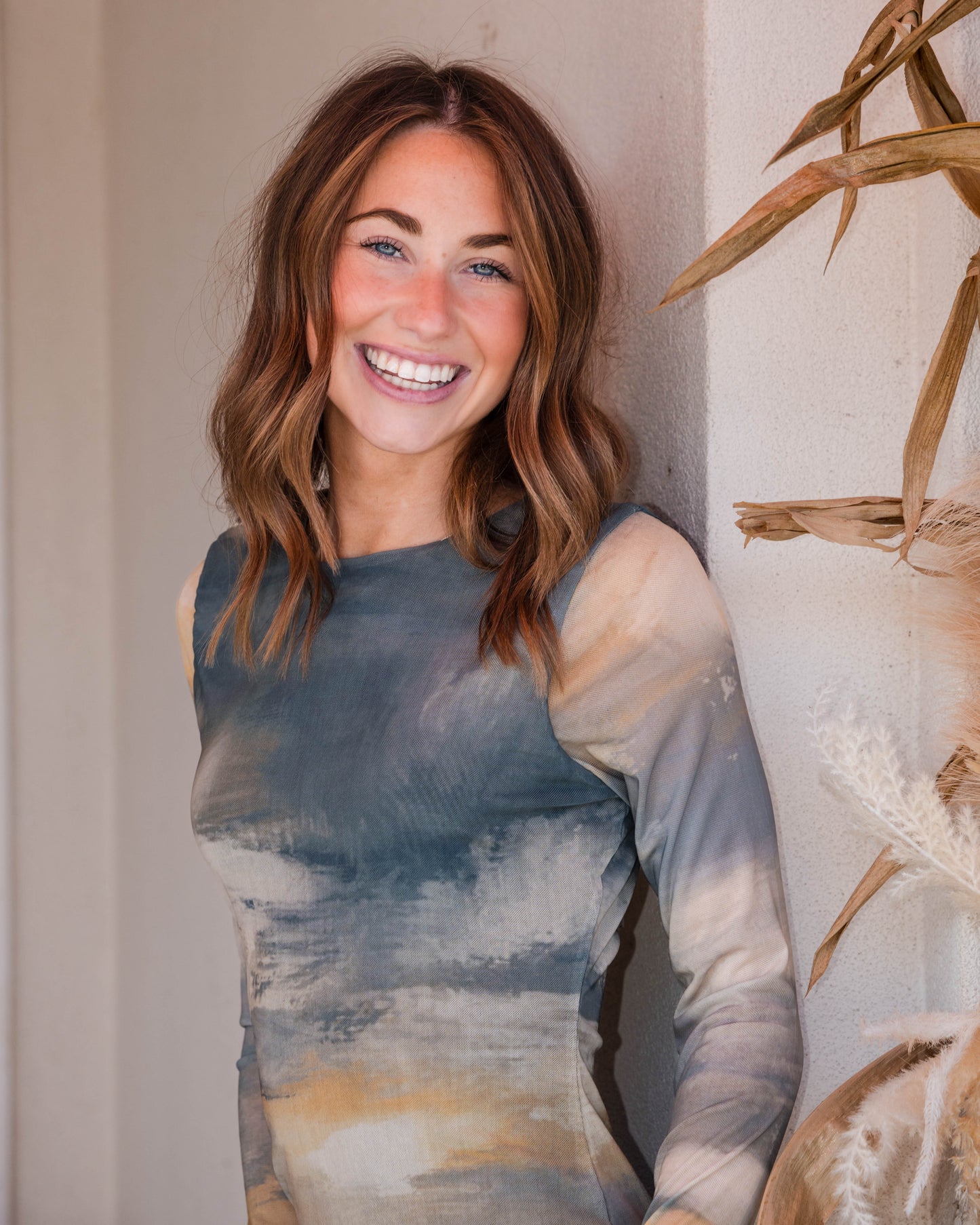 Persephone Ankle Dress - San Bartolo Print