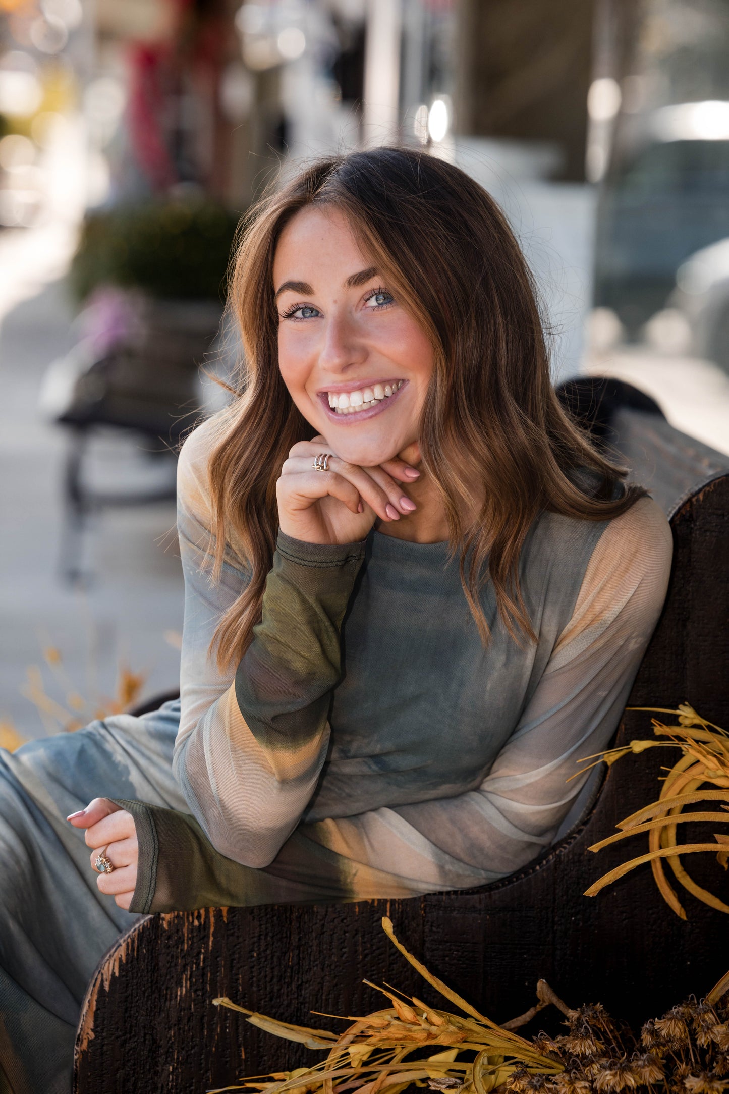 Persephone Ankle Dress - San Bartolo Print