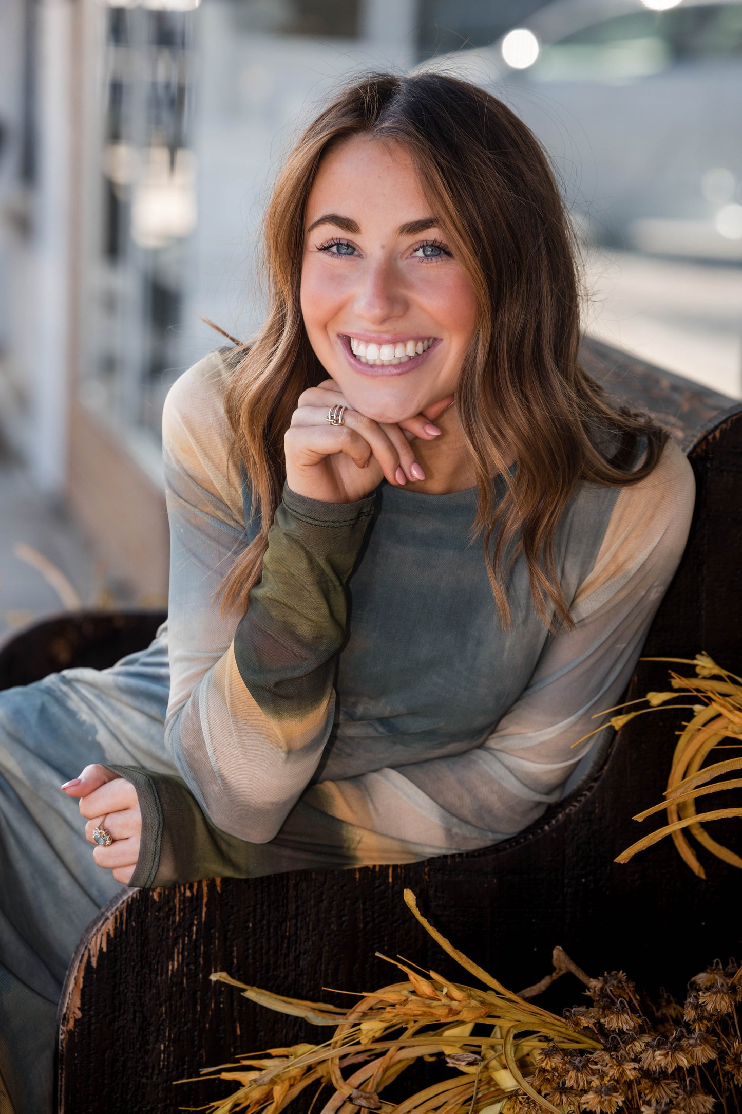 Persephone Ankle Dress - San Bartolo Print