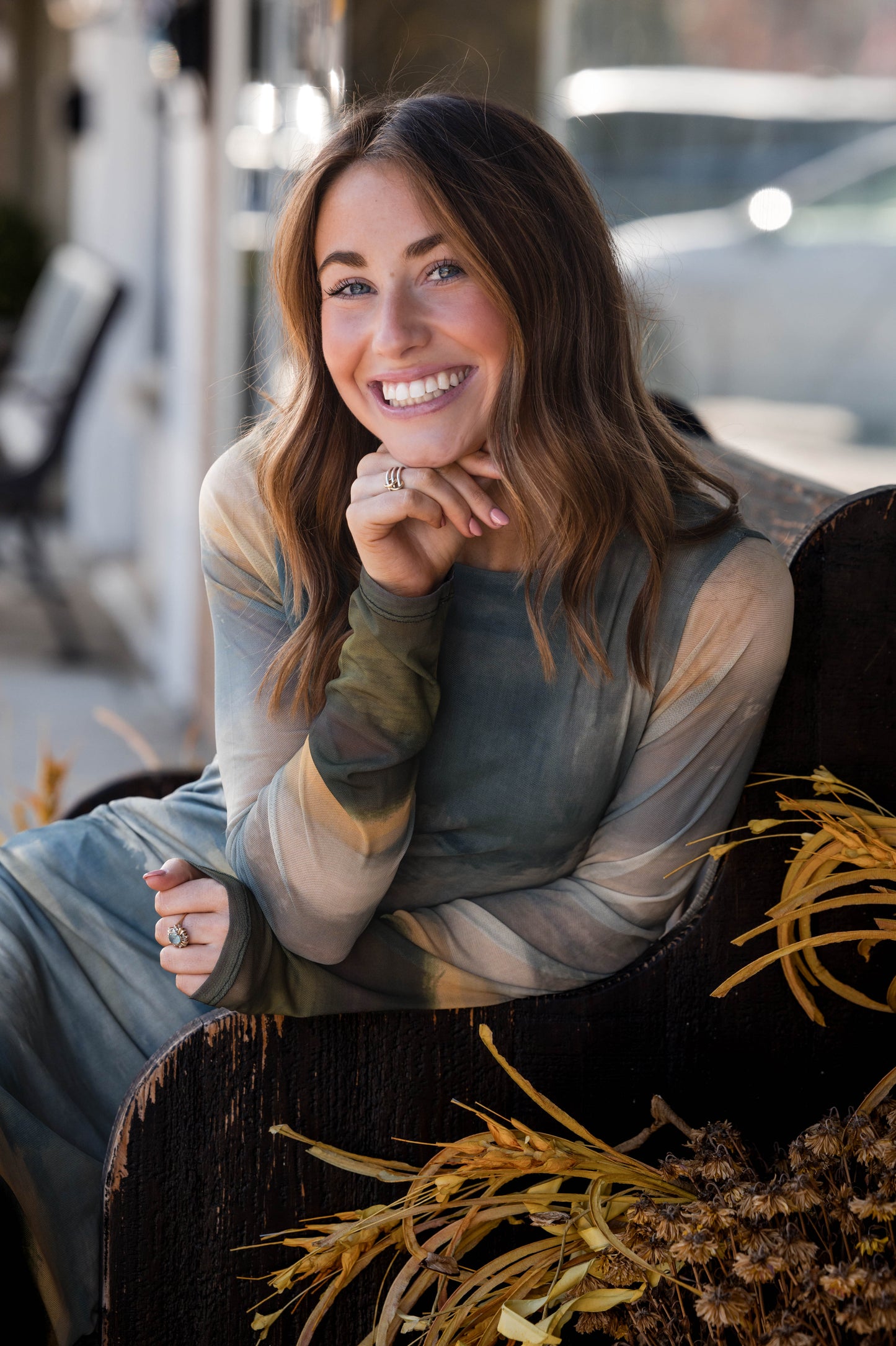 Persephone Ankle Dress - San Bartolo Print