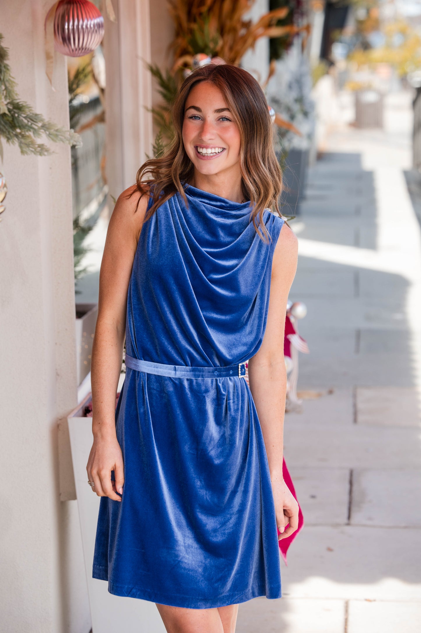 Jessica Dress - Cobalt