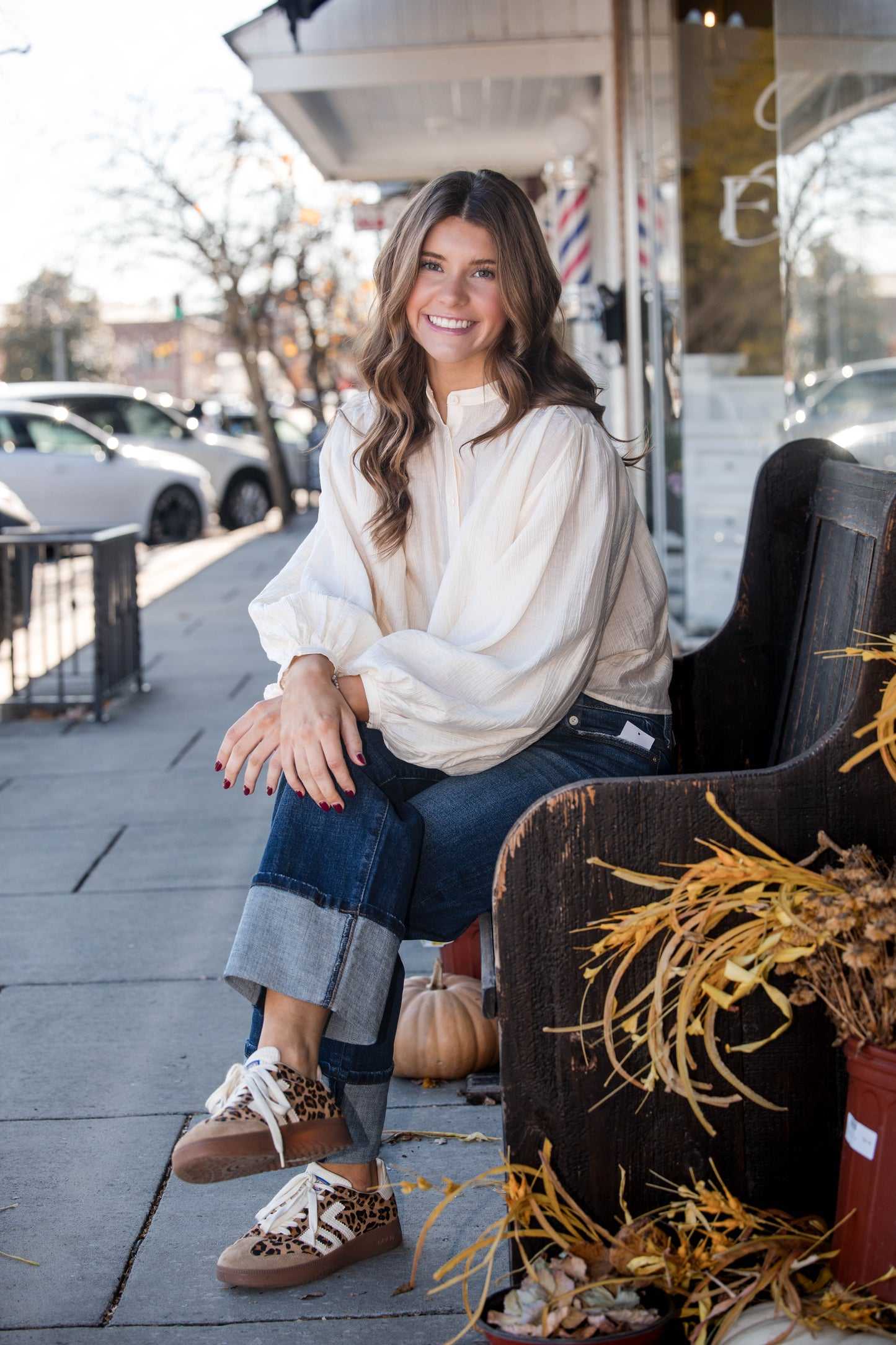 Seek Me Out Oversized Sleeve Blouse - Ivory