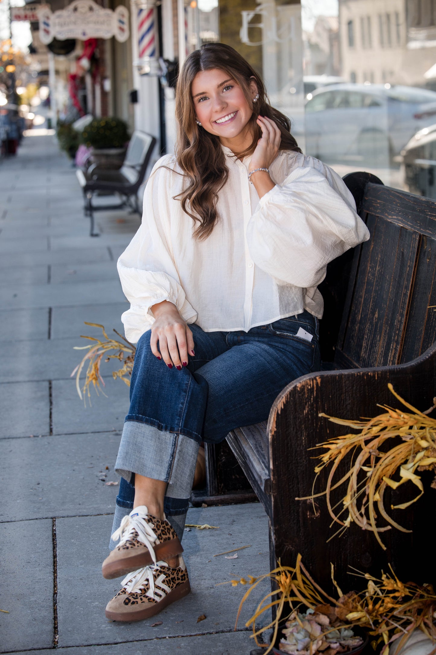 Seek Me Out Oversized Sleeve Blouse - Ivory