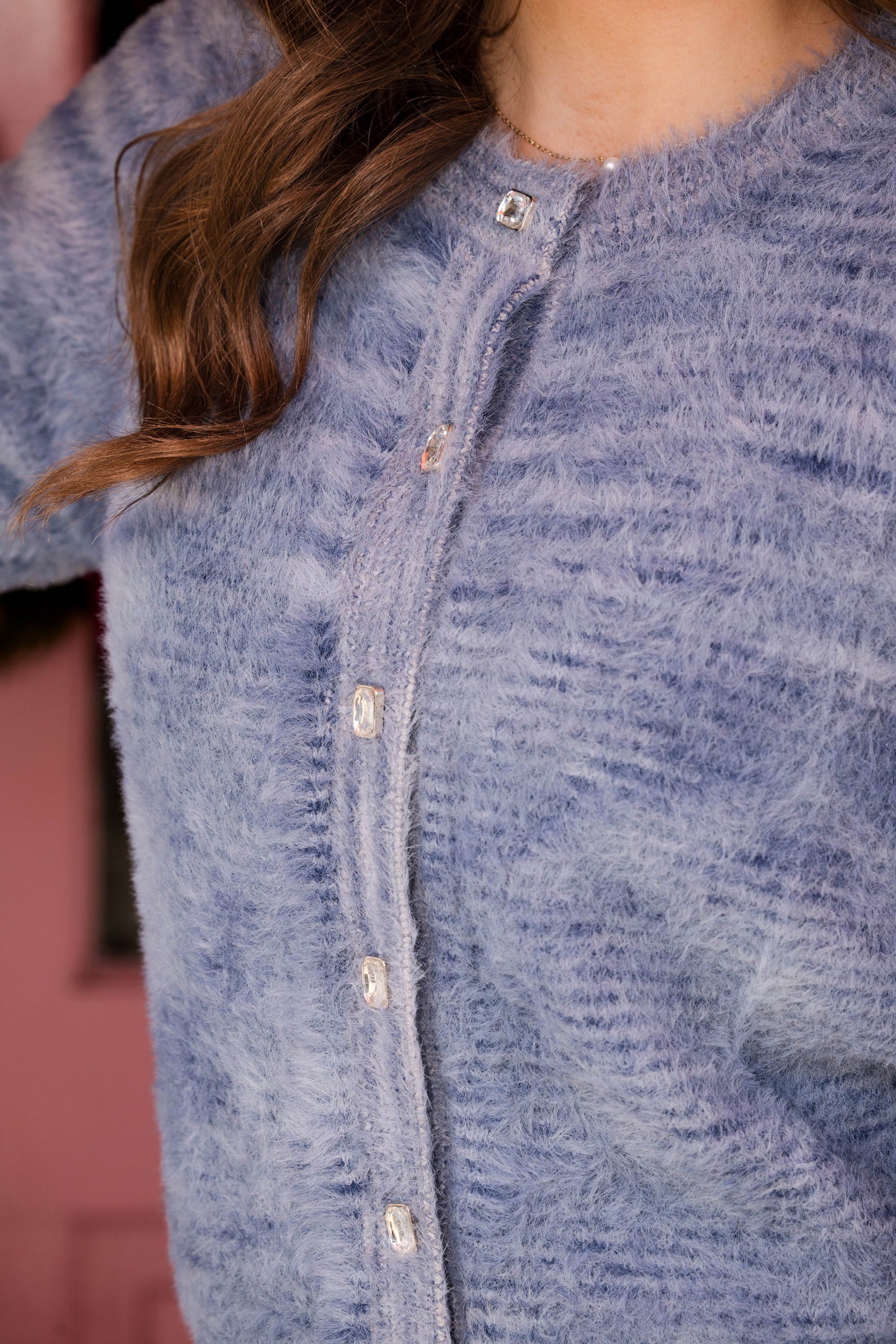 Sloan Cardigan - Blue Space Dye