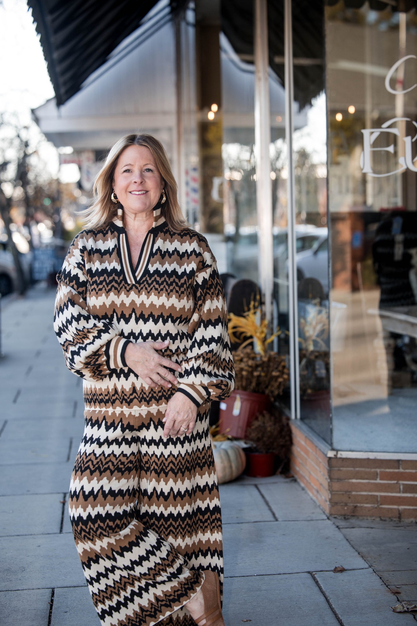 Lolli Sweater Top - Mocha Mirage