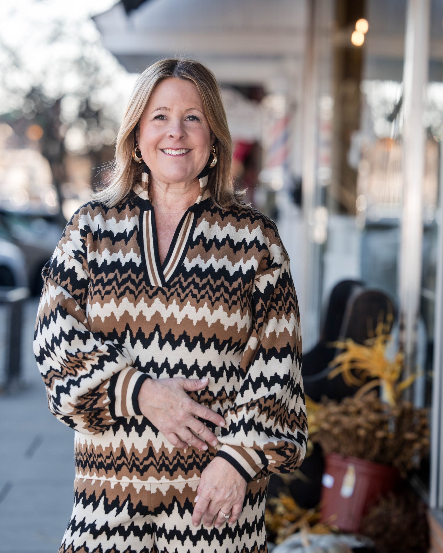 Lolli Sweater Top - Mocha Mirage