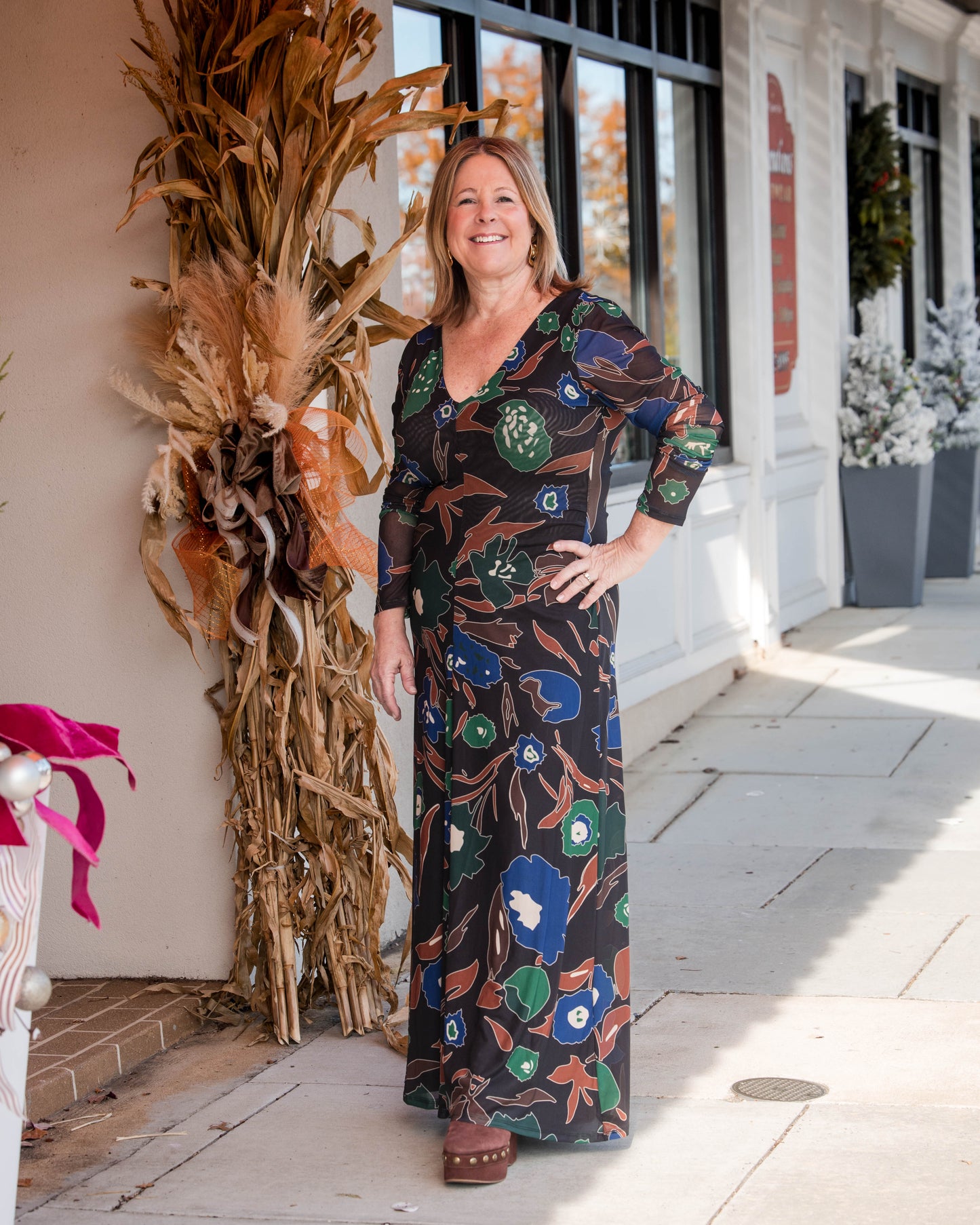 Halsey Ankle Dress - Mariposa