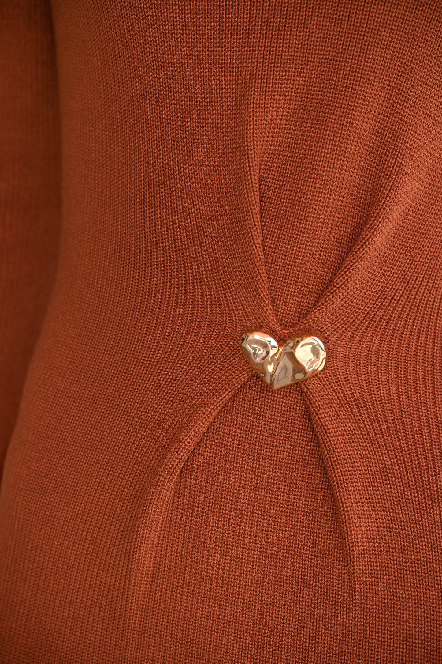 Hjarta Midi Dress - Clay