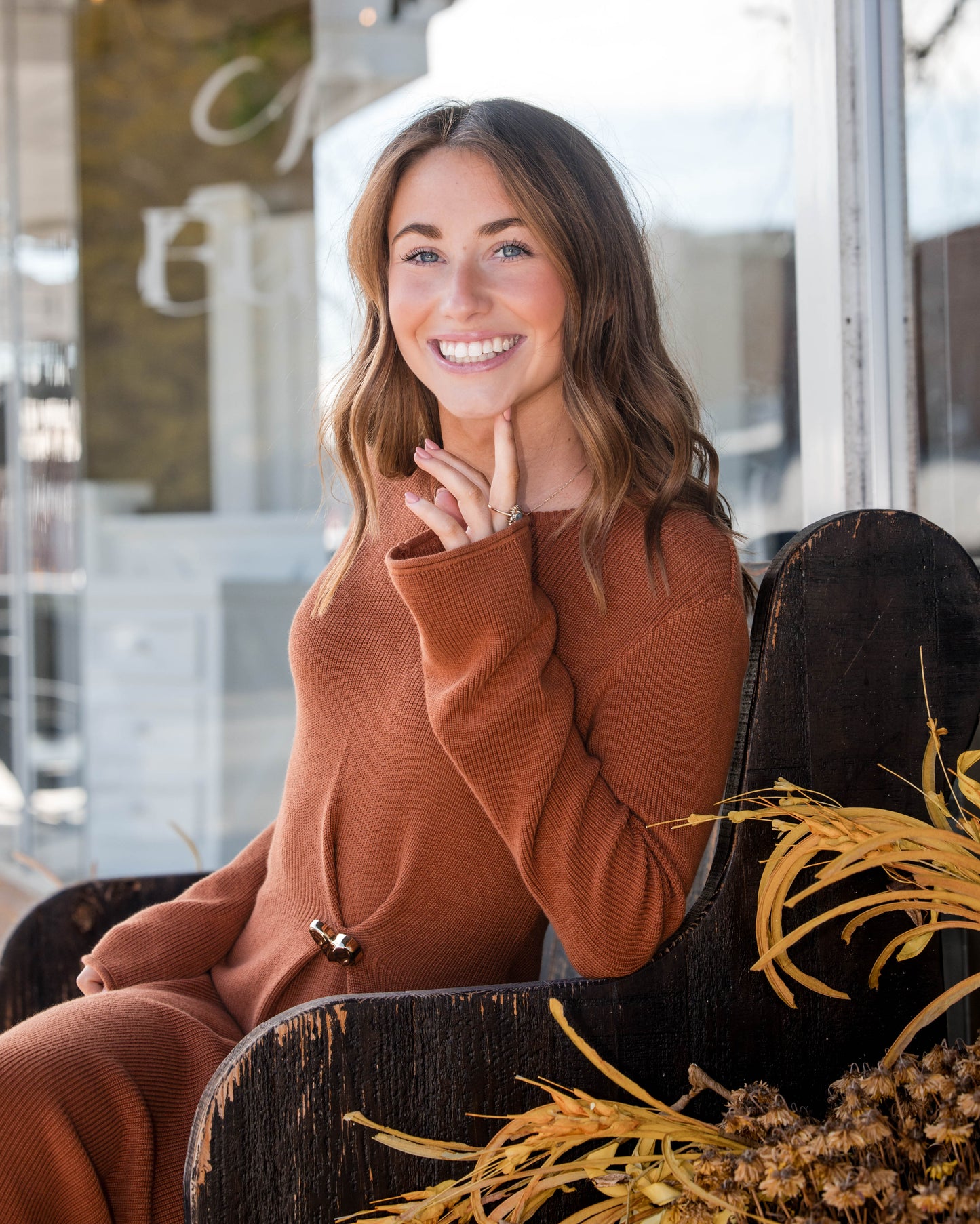 Hjarta Midi Dress - Clay