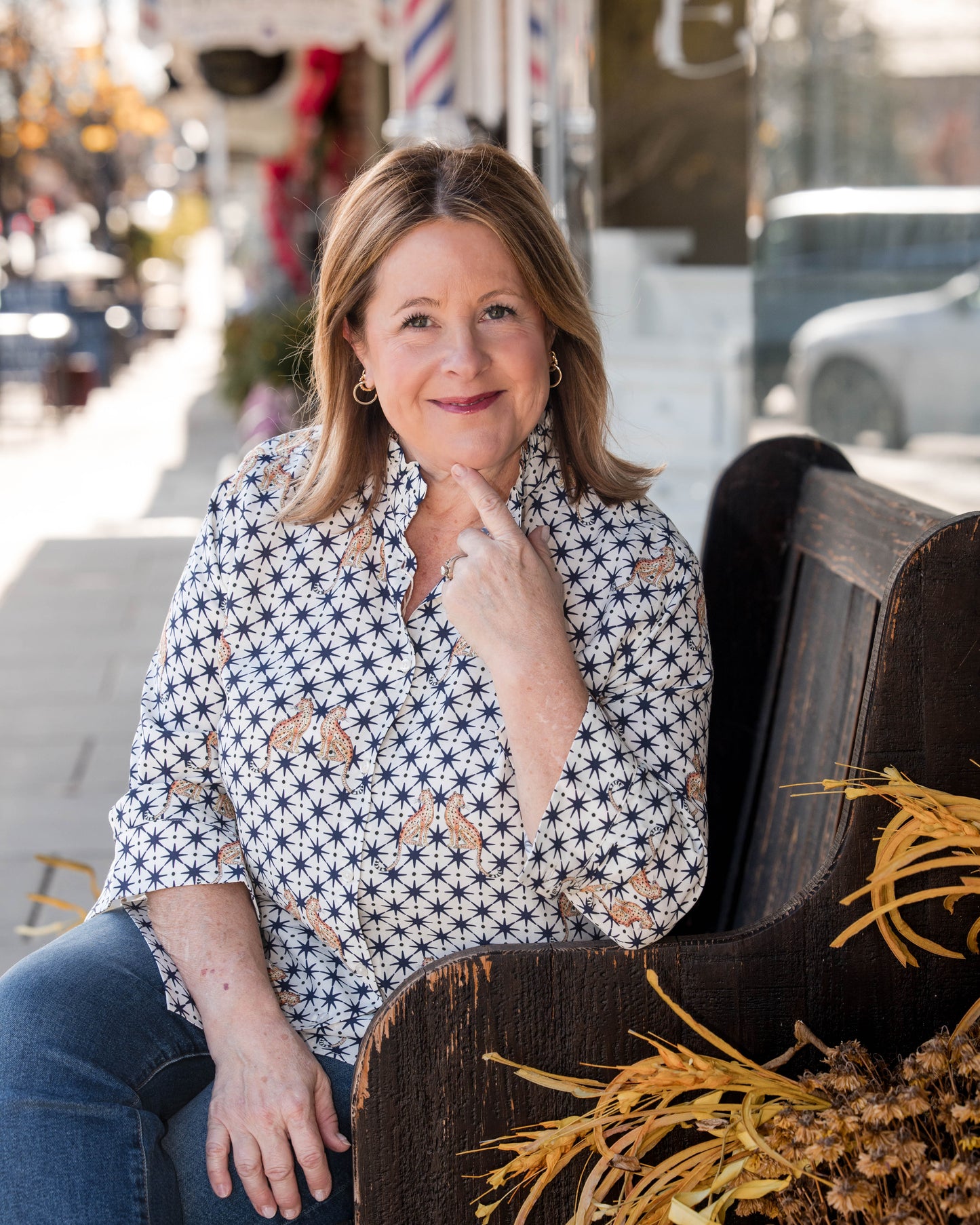Andy Leopard and Star Print Shirt - White