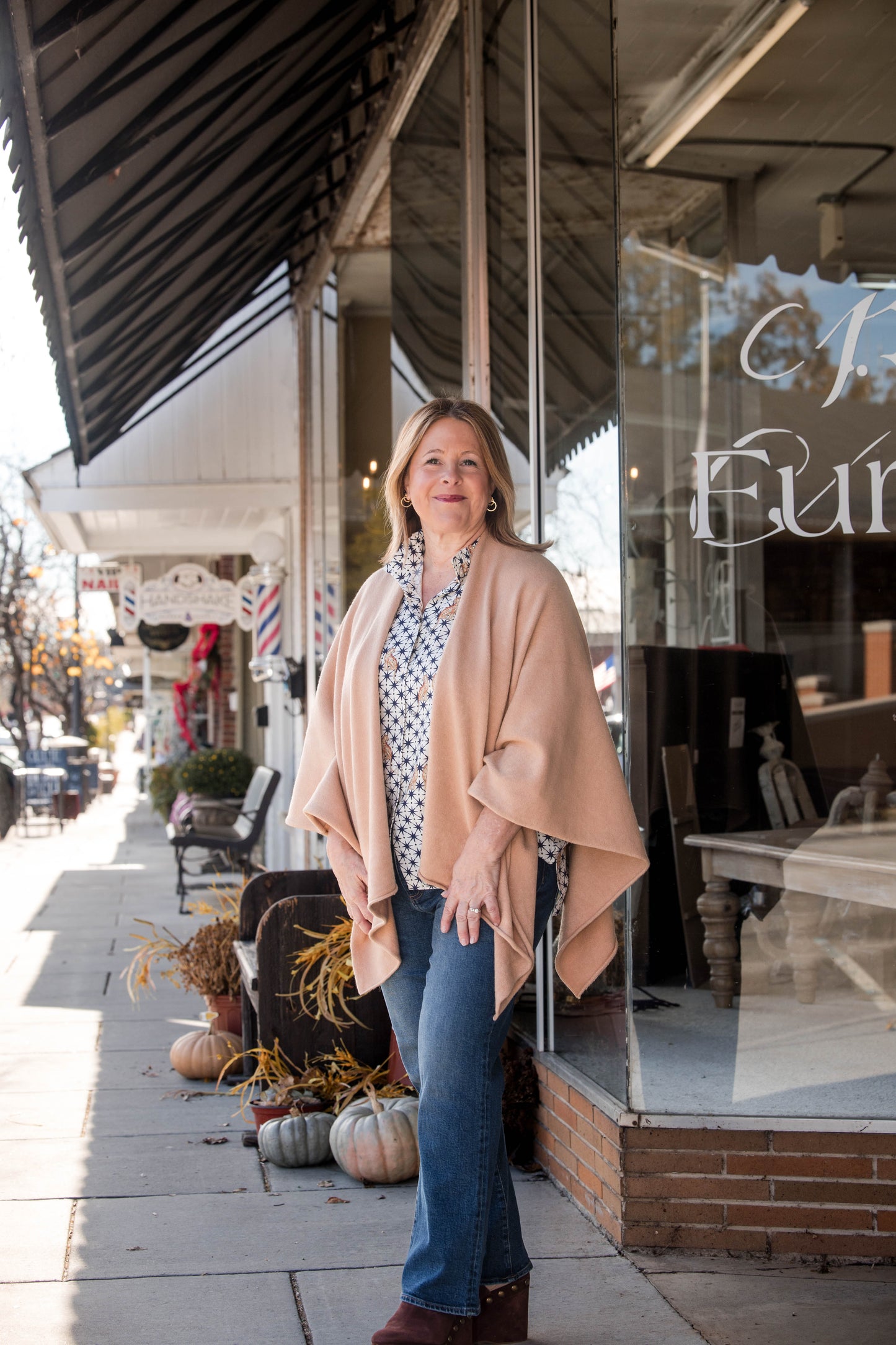 Dolman Open Cardigan - Caramel