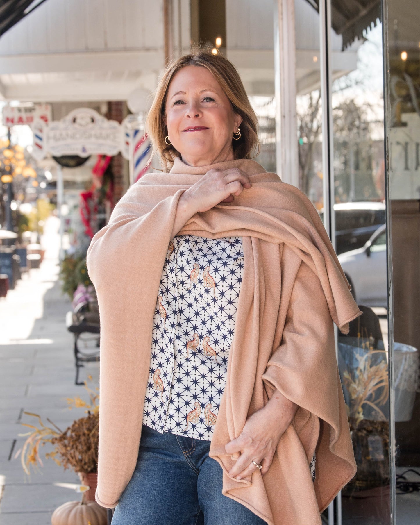 Dolman Open Cardigan - Caramel