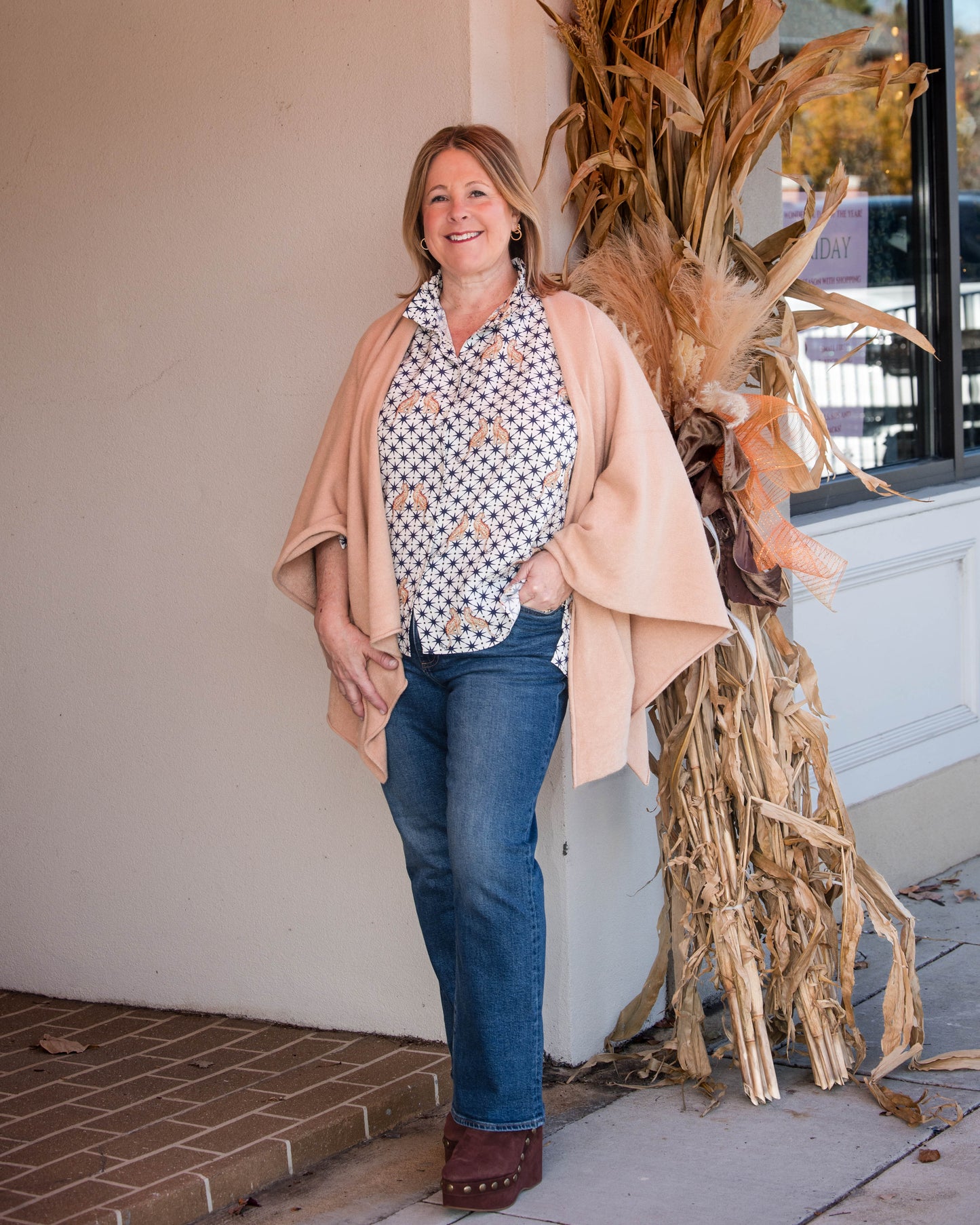 Dolman Open Cardigan - Caramel