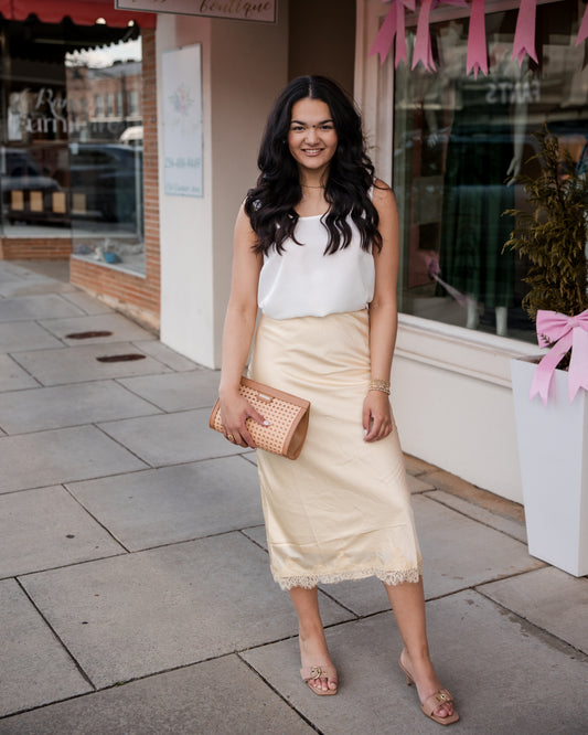 Ma Vie Skirt - Creamy Butter